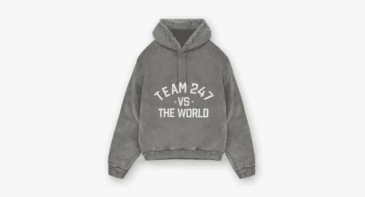 247 VS THE WORLD BOXY HOODIE